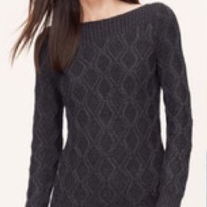 Loft Boatneck Ribbed Sweater